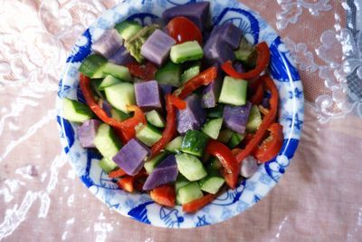 紫芋のサラダ