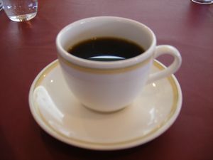 食後のコーヒー